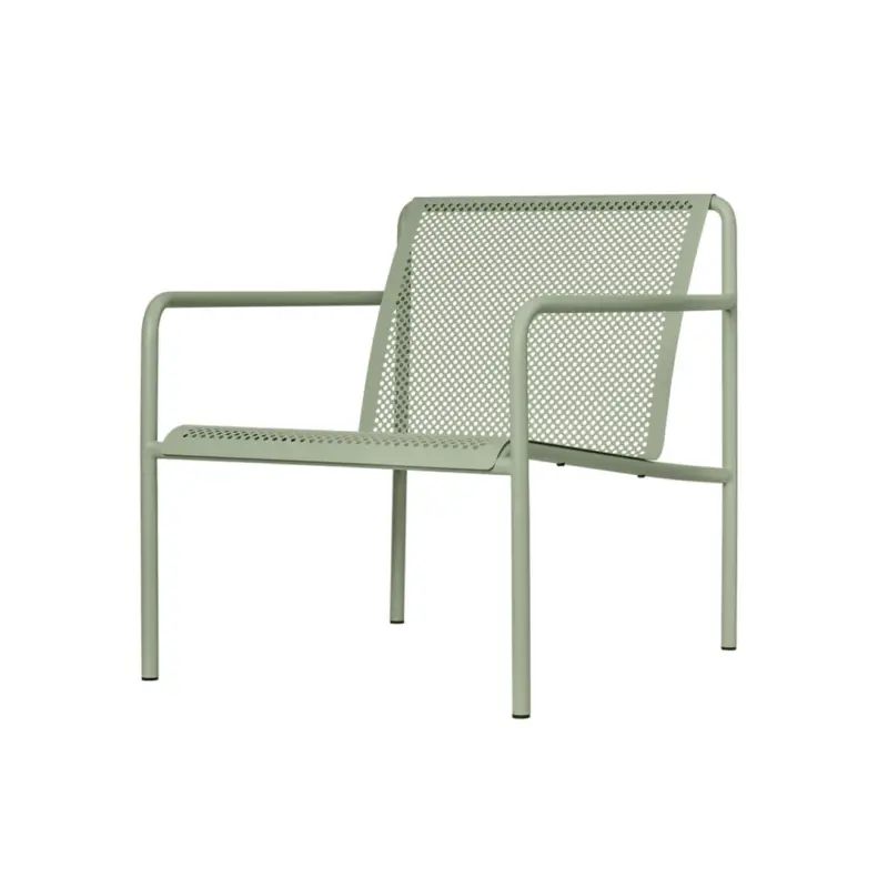 Outdoor Lounge Chair DAPPLE Lounge Tea GreenFERM LIVING Retour Gratuit