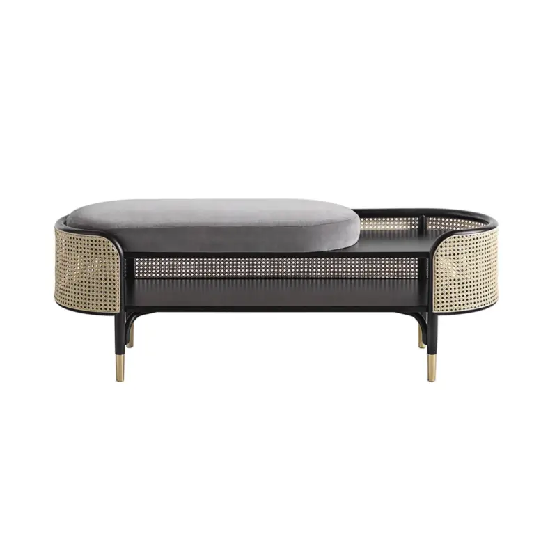 Designer Bench MOS Short Cushion Adamo & Eva 139GEBRÜDER THONET VIENNA Offre Du Jour