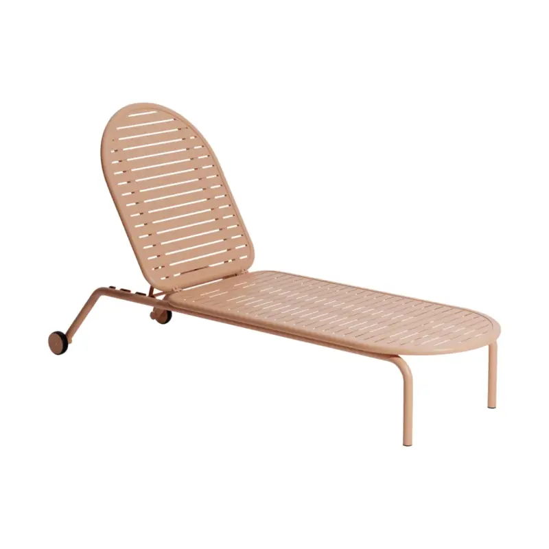 Outdoor Bench and Sunlounger WEEK-END Sunbed PinkPETITE FRITURE Super Prix