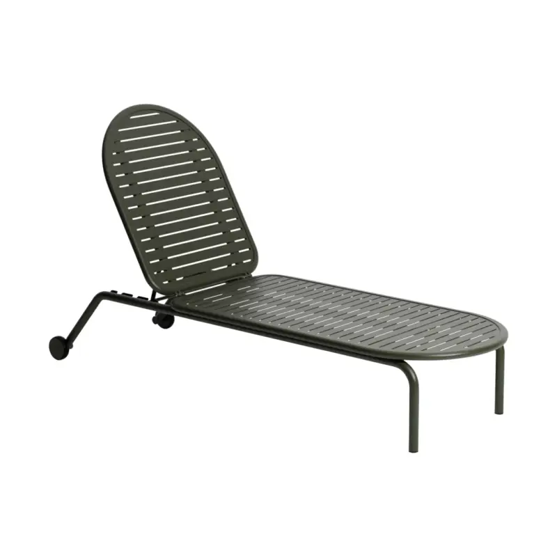 Outdoor Bench and Sunlounger WEEK-END Sunbed Bottle GreenPETITE FRITURE Affaire À Saisir