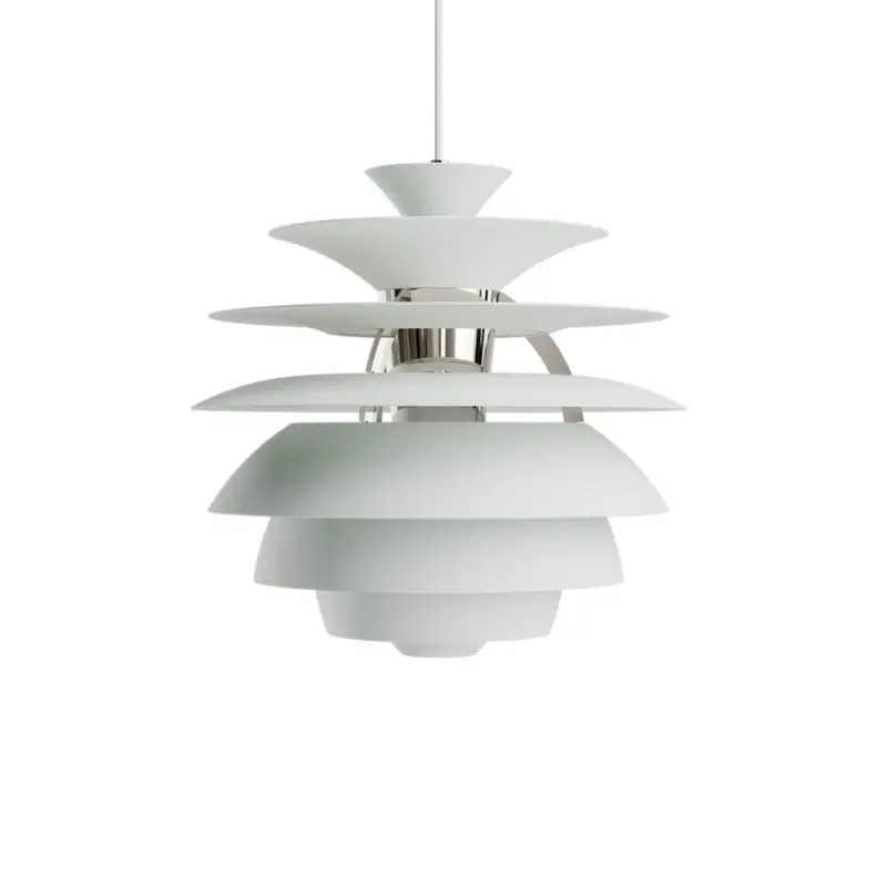 Promotion Saisonnière Pendant Light PH SNOWBALL Dusty green/ chromeLOUIS POULSEN