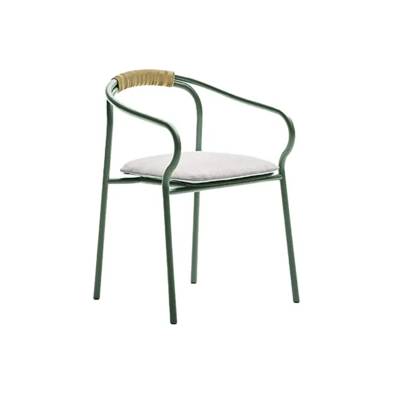 Outdoor Chair and Small Lounge Chair SALO with seat cushion Sage/ NuvolaUNOPIÙ Retour Gratuit