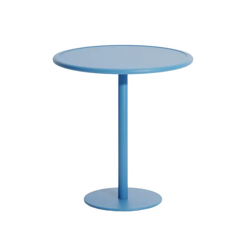 Outdoor Table WEEK-END round Sky BluePETITE FRITURE Must-Have