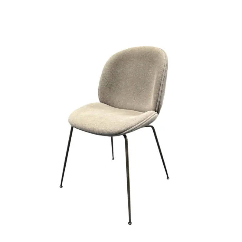 Vente Flash Dining Chair BEETLE Curly BeigeGUBI