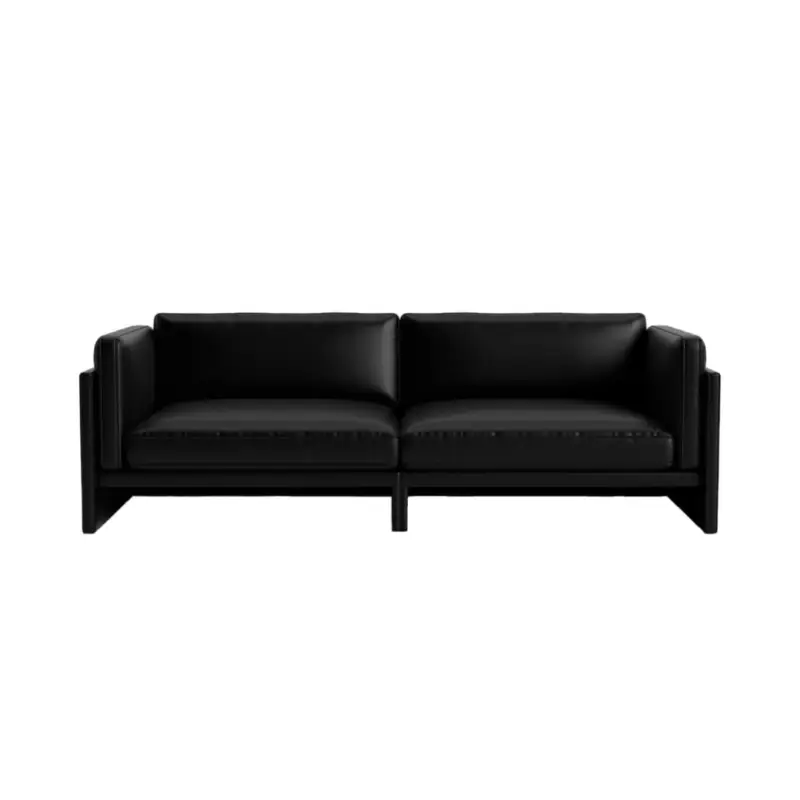 Canapé SOFTY 3 Places NoirNORMANN COPENHAGEN Satisfait Ou Remboursé