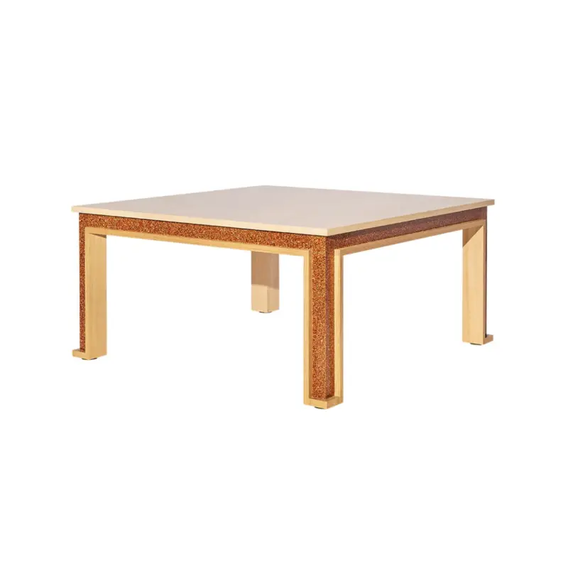 Meilleur Choix Table entreprise ERA 100x100 H 50 Chêne/ Woodio ClaySILVERA PRO