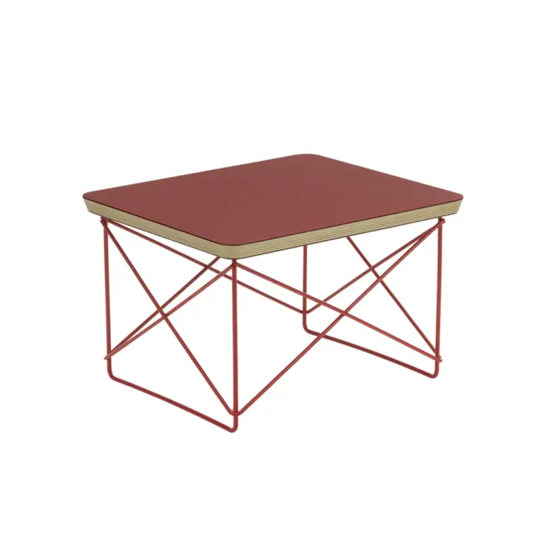 Promotion Saisonnière Side Table LTR Dark brick / Eames classic redVITRA