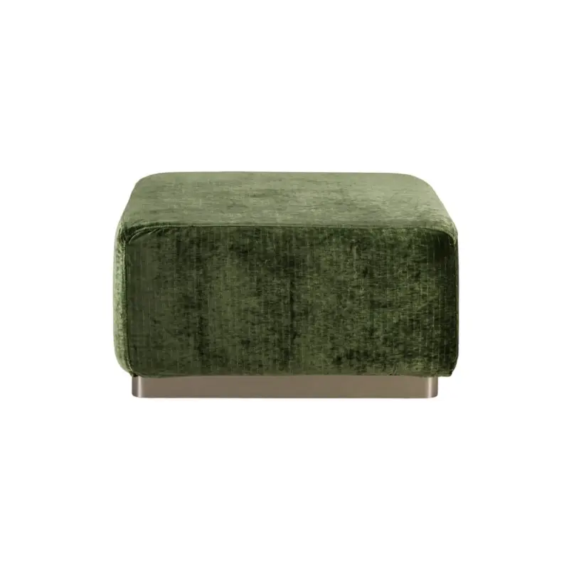 Pouffe ROTONDO Olive Green VelvetTHE SOCIALITE FAMILY Achetez Aujourd'hui