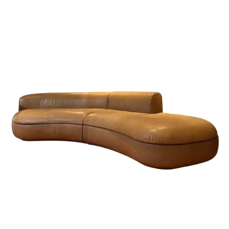 Canapé PIAF L 330 Cuir NaturelBAXTER MADE IN ITALY Bon Marché