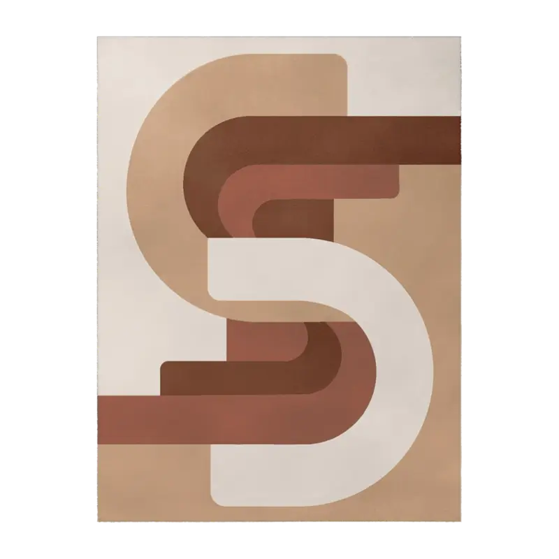 Rug ROMA Beige and PinkTHE SOCIALITE FAMILY Prix Réduit