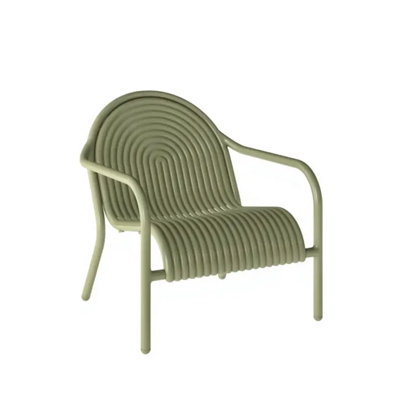 Outdoor Chair and Small Lounge Chair GROOVE lounge MossTOM DIXON Vente Directe