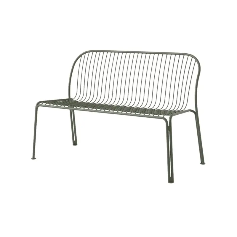 Outdoor Bench THORVALD SC111 Bronze GreenAND TRADITION Satisfait Ou Remboursé