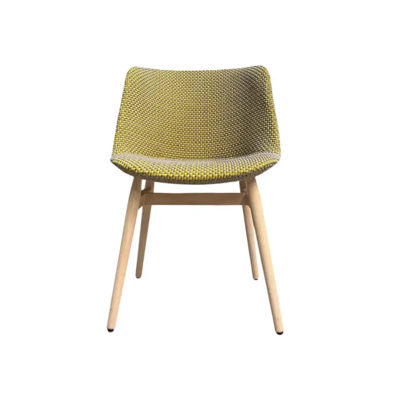 Dining Chair ADELE Tissu Piqué jaunePAOLA LENTI Commander Maintenant