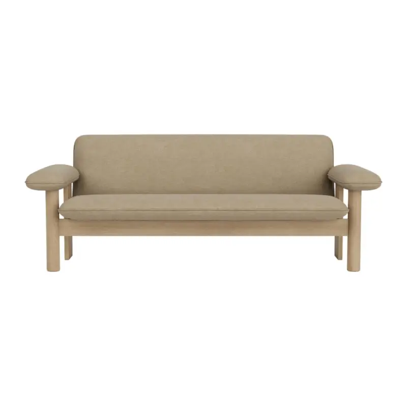 Nouvel Arrivage Canapé BRASILIA Chêne/ Audo Bouclé 02AUDO COPENHAGEN