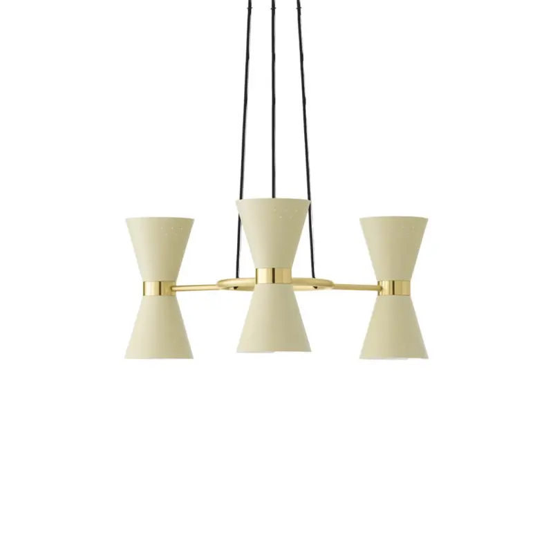 Suspension COLLECTOR Chandelier 3 CrèmeAUDO COPENHAGEN Nouveauté