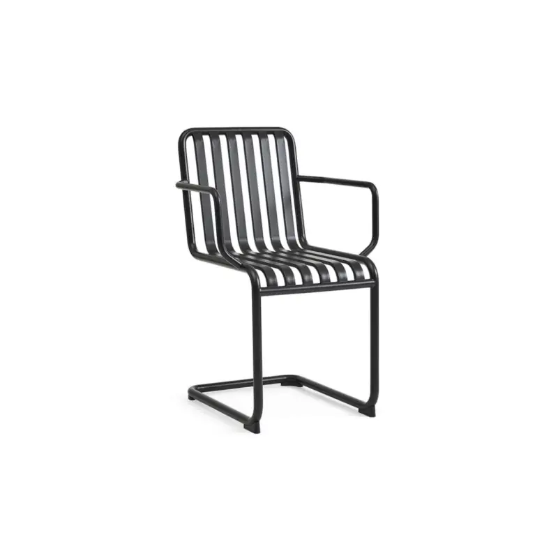 Outdoor Chair and Small Lounge Chair PALISSADE CANTILEVER with armrests AnthraciteHAY Vente Flash