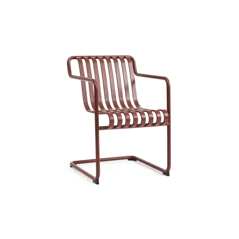 Outdoor Chair and Small Lounge Chair PALISSADE CANTILEVER Dining Iron RedHAY Prix Réduit