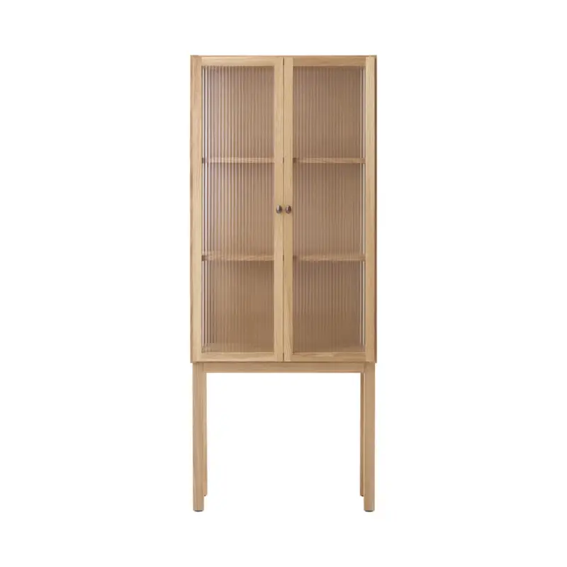 Storage Unit CURIOSITY CABINET TALL Natural OakAUDO COPENHAGEN Expédié Aujourd'hui