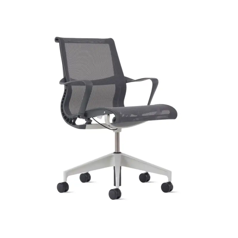Office Chair SETU Graphite / Silver AlloyHERMAN MILLER Dernier Modèle