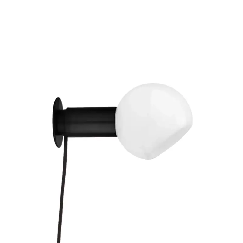 Wall light DONYA with plug Black Stainless SteelANOUR Top Vente