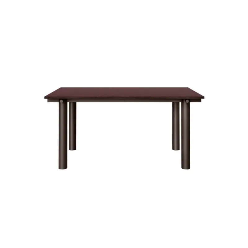 Table ATURA 160x90 Bordeaux Pieds NoirFERM LIVING Super Prix