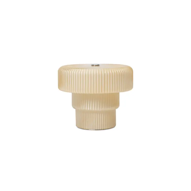 Lampe à poser RIPPLE BeigeFERM LIVING Quantité Limitée