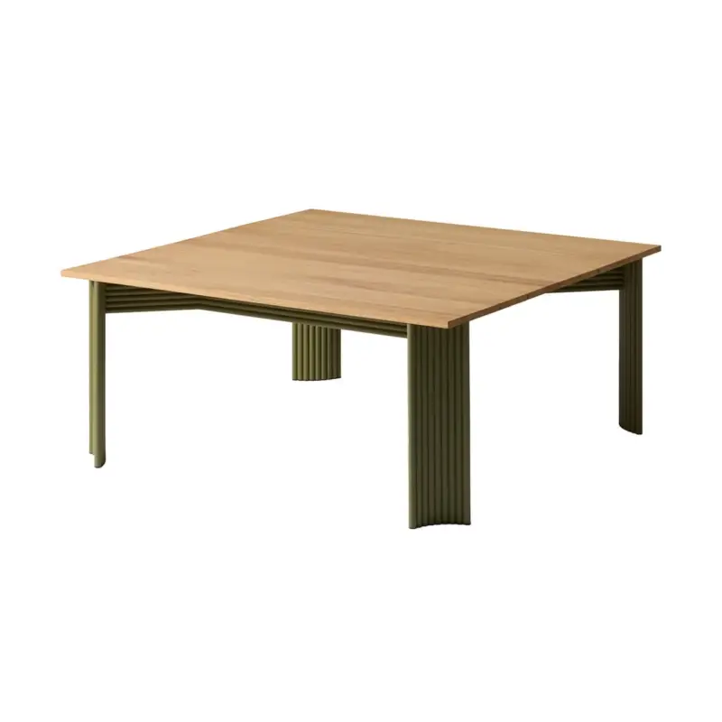 Outdoor Table VIDALENTA 170x170 Iroko/ Moss GreenCASSINA Seulement Aujourd'hui