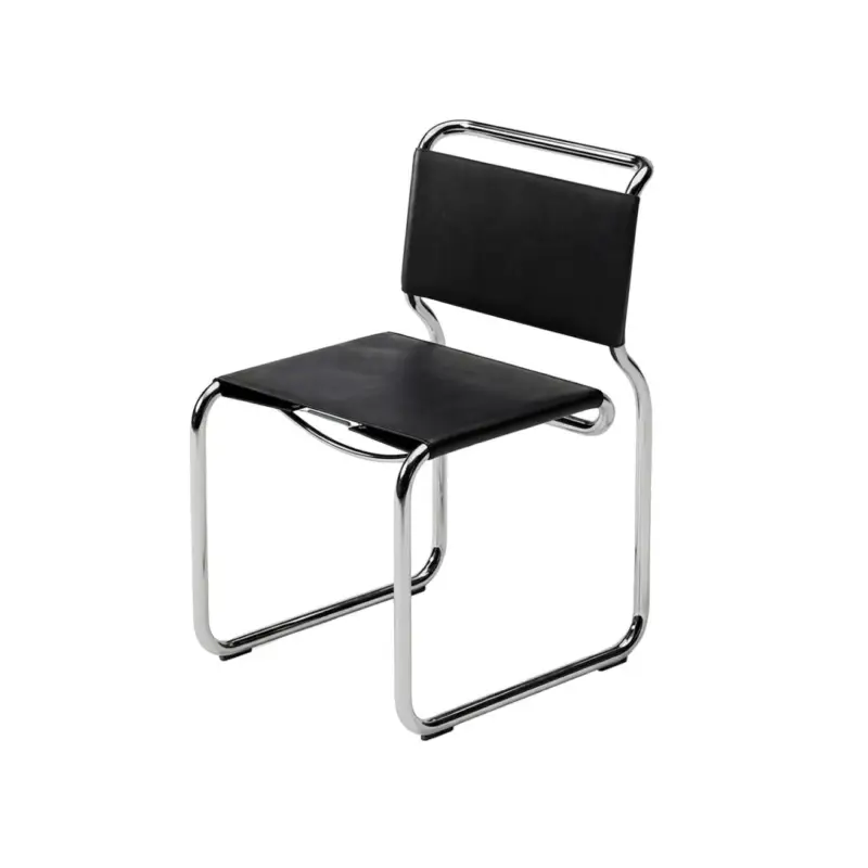 Chaise CH66 Cuir NoirKARAKTER X CASSINA Acheter Direct