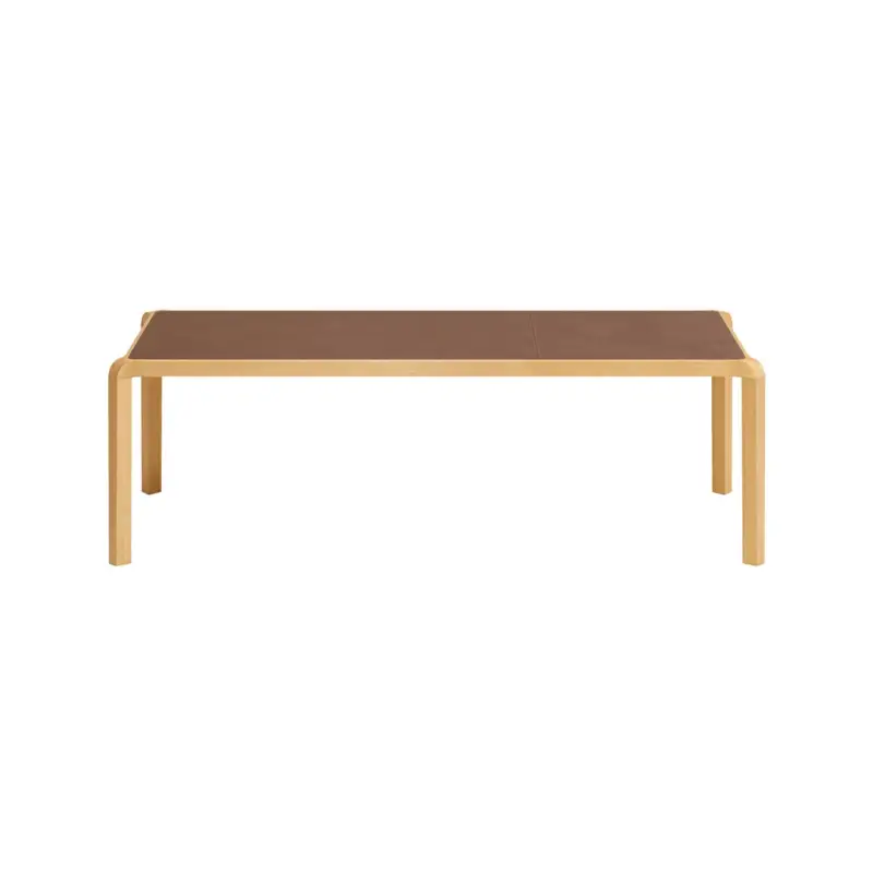 Table CAMPA 240 x100 Chêne/Cuir TabacZANOTTA Dernière Chance