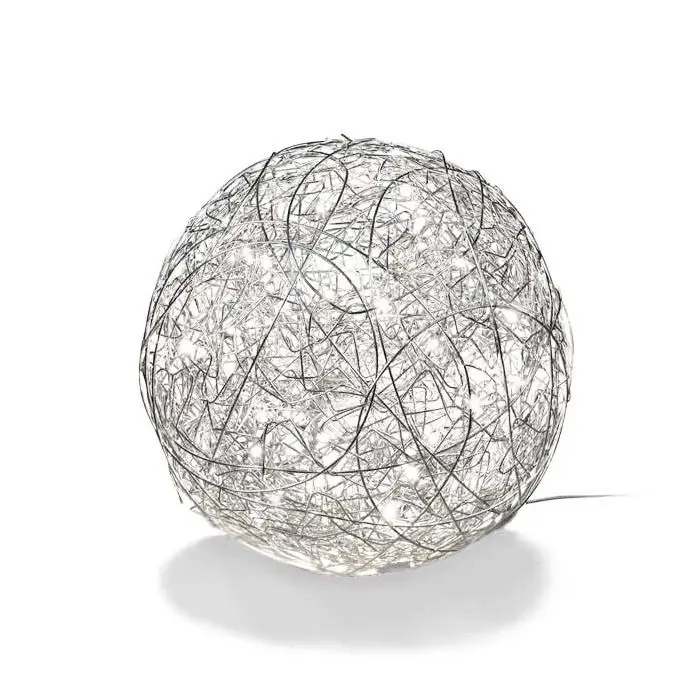 Seulement Aujourd'hui Fil De Fer Outdoor Lampes de sol Argent ø50cm