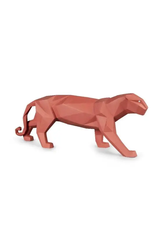 Meilleure Vente Panthère Figurines Corail mat
