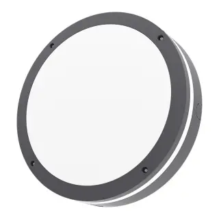 Plafonnier LED Extérieur CLAREO Astral 9/14/18/23W IP65 Hublot Anthracite V1 Prix Réduit