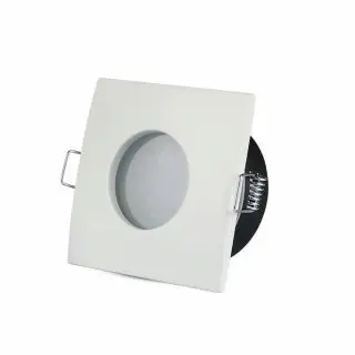 Meilleur Choix Coupelle Orientable Blanche IP54 Carrée pour Ampoule LED GU10 et GU5.3 V-TAC VT-787