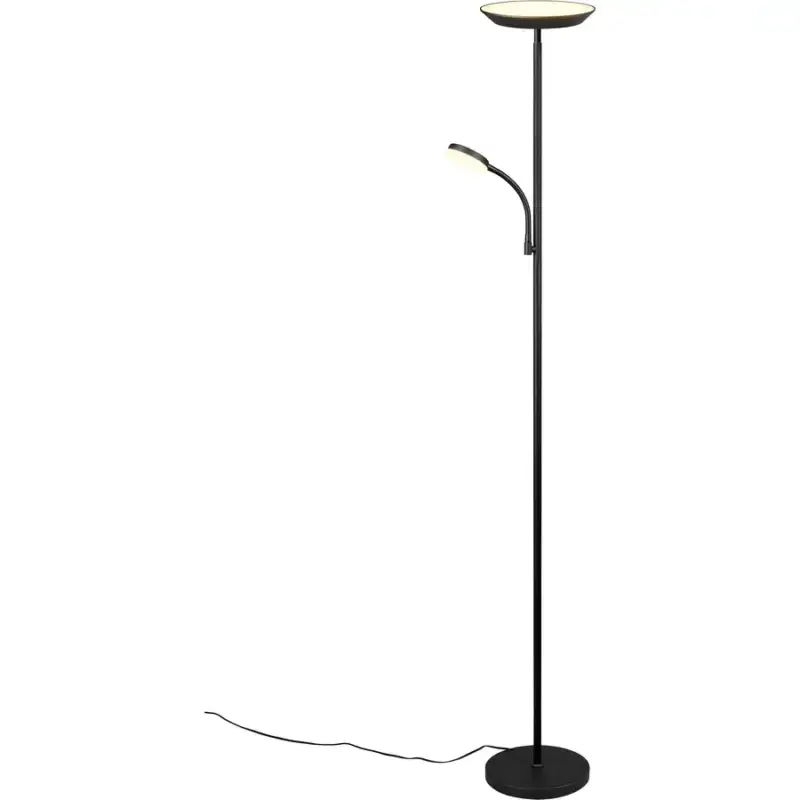 Lumimart | Lampadaire Lorin Noir Plastique/Métal 25 cm 178 cm Prix Promo