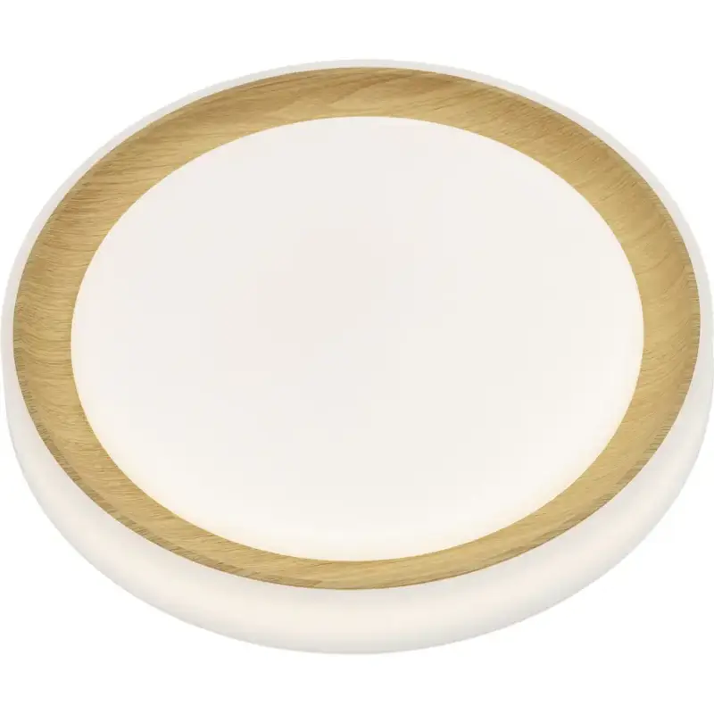 Promotion Saisonnière Lumimart | Plafonnier Birk, plastique blanc, Ø 40 cm, LED 24 W