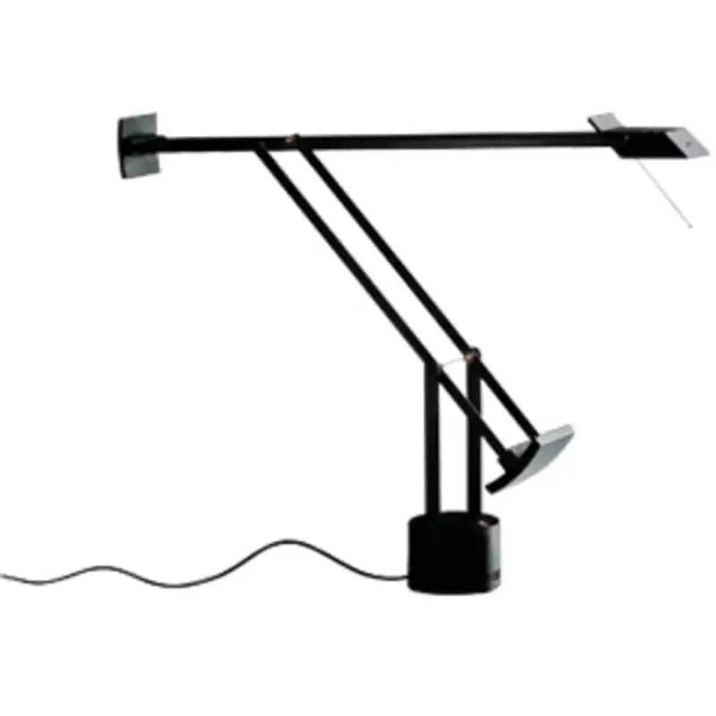 Certifié Lumimart | Lampe de table design Artemide Tizio, noire, à intensité variable, diamètre 11 cm, hauteur 119 cm