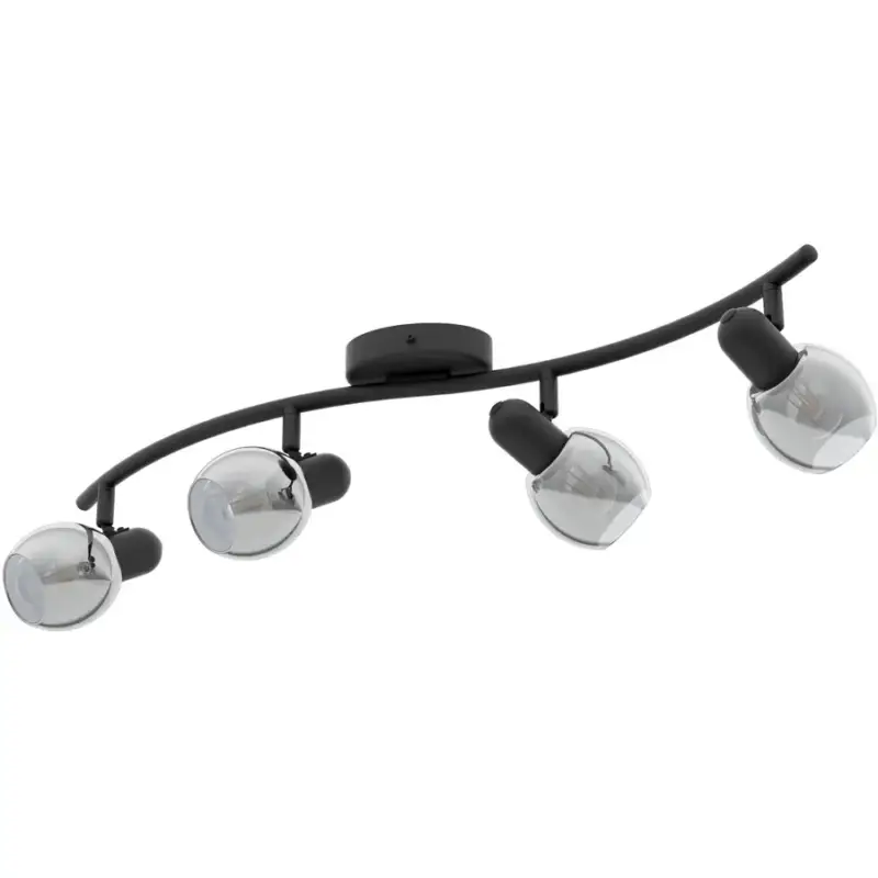 Lumimart | Spot Pollica Noir Acier 22 cm Seulement Aujourd'hui