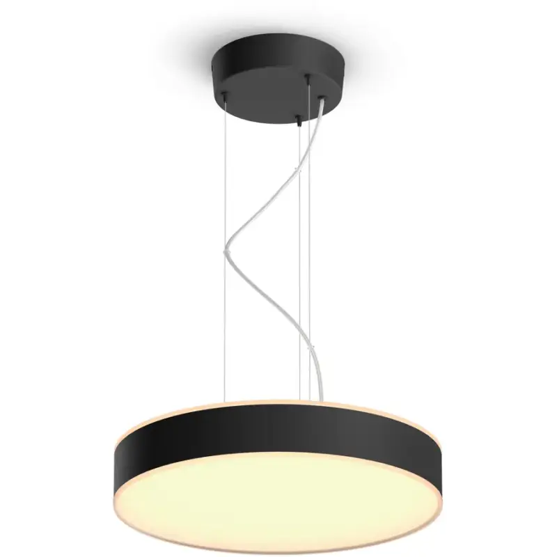 Lumimart | Suspension Philips Hue Noir Plastique/Métal 47 cm 20.9 cm Commander Vite