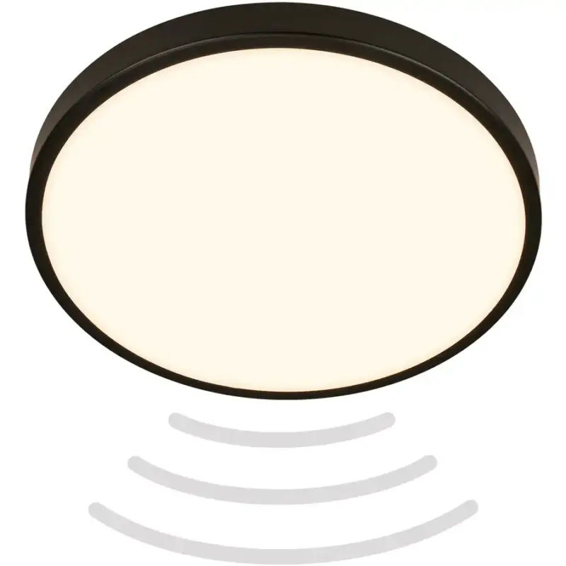 Lumimart | Lampe de plafond Telefunken Noir Plastique 29 cm 6.5 cm Usine Directe