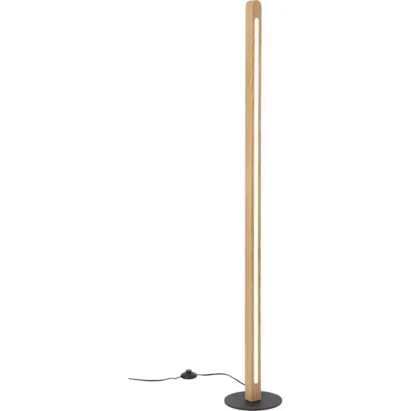Lumimart | Lampadaire Kira Marron Bois/Métal 22 cm 150 cm Livraison Express