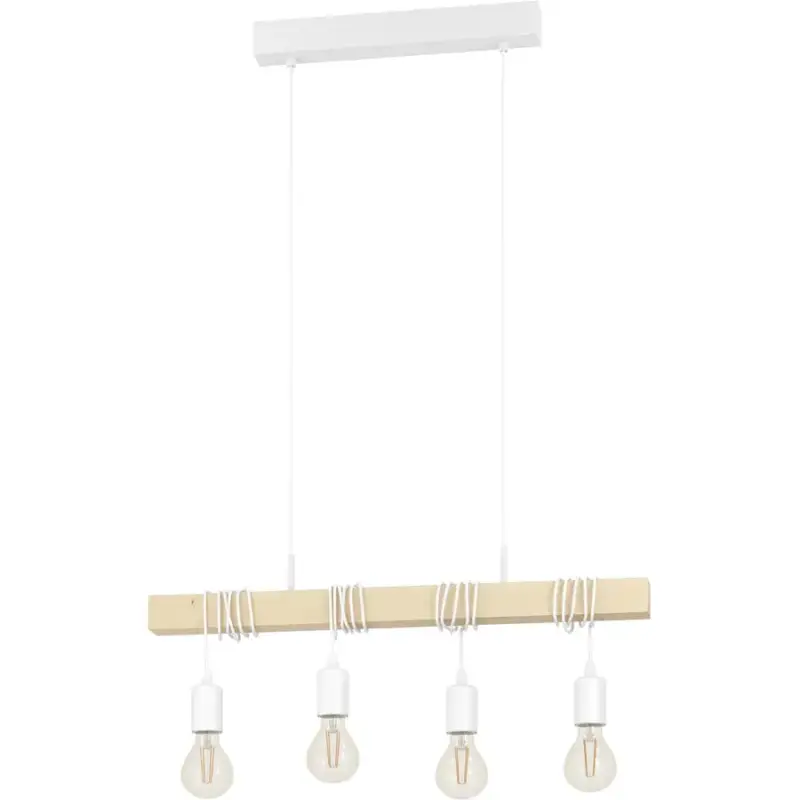 Paiement Sécurisé Lumimart | Suspension Townshend Blanc Acier 10.5 cm 110 cm