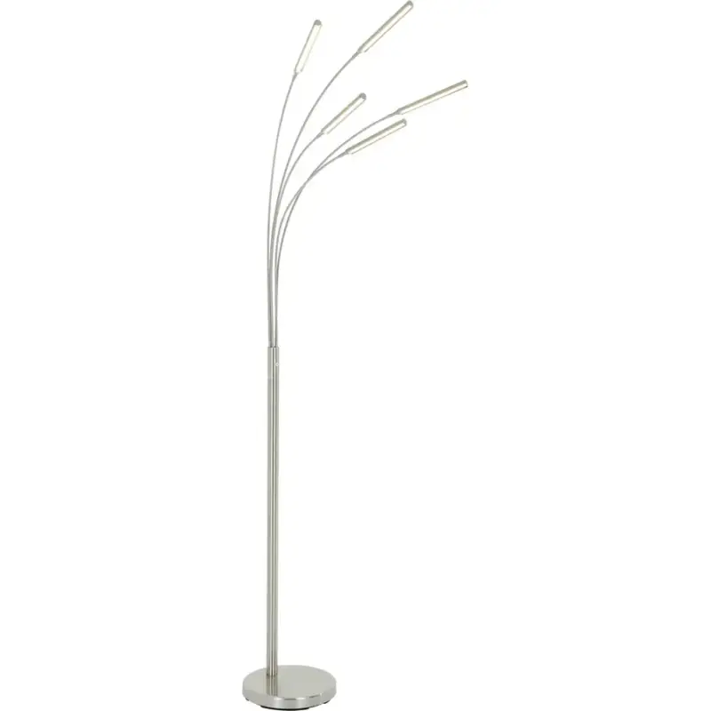 Lumimart | Lampadaire Fico Argent Métal 30 cm 196 cm Meilleur Prix