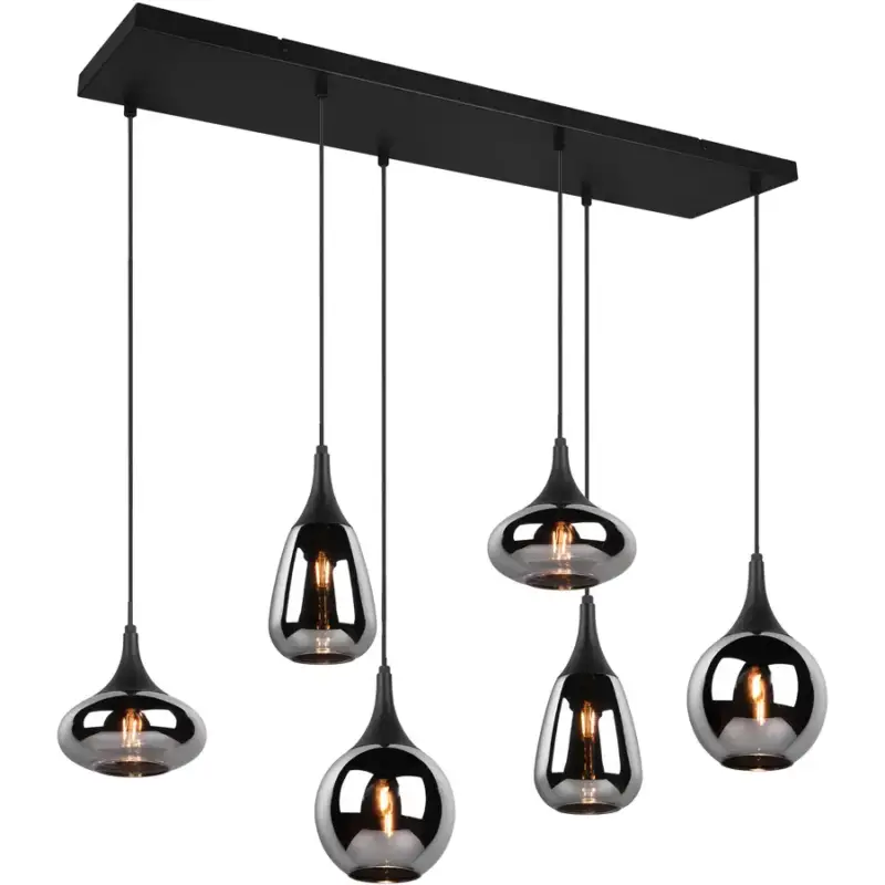 Nouvelle Collection Lumimart | Suspension Lumine Noir Métal 93.8 cm 150 cm