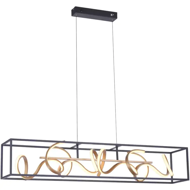 Promotion Saisonnière Lumimart | Suspension Selina, noir, aluminium, 20 cm x 120 cm