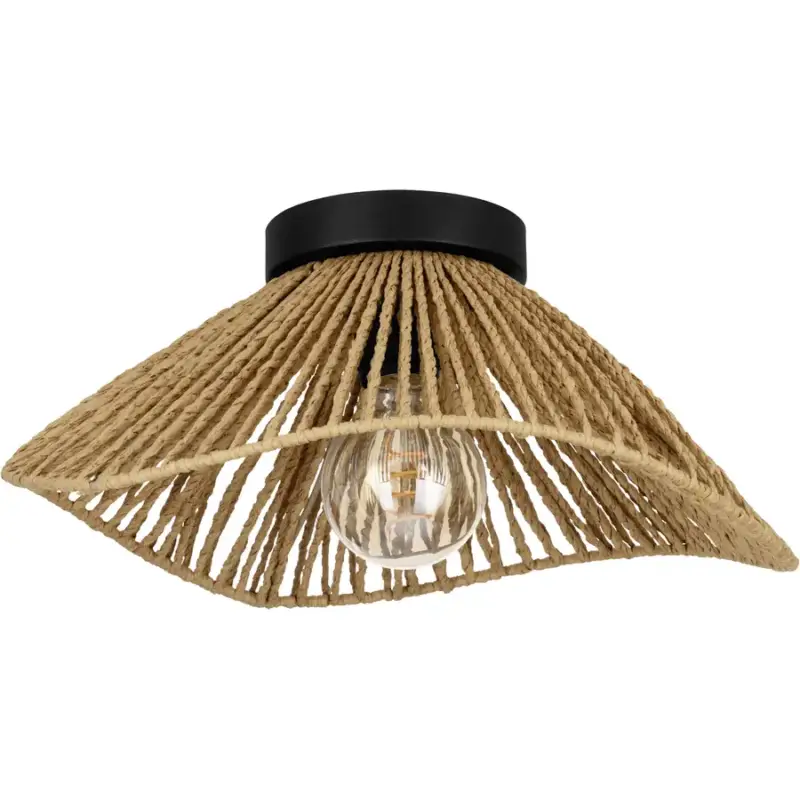 Nouveauté Lumimart | Lampe de plafond Lavister Noir Acier 17.5 cm