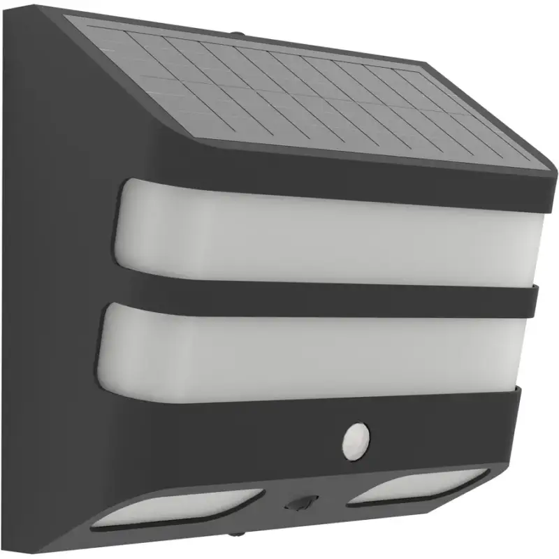 Lumimart | Lampe solaire d'extérieur Stiappa Noir Plastique 20 cm Achetez Aujourd'hui