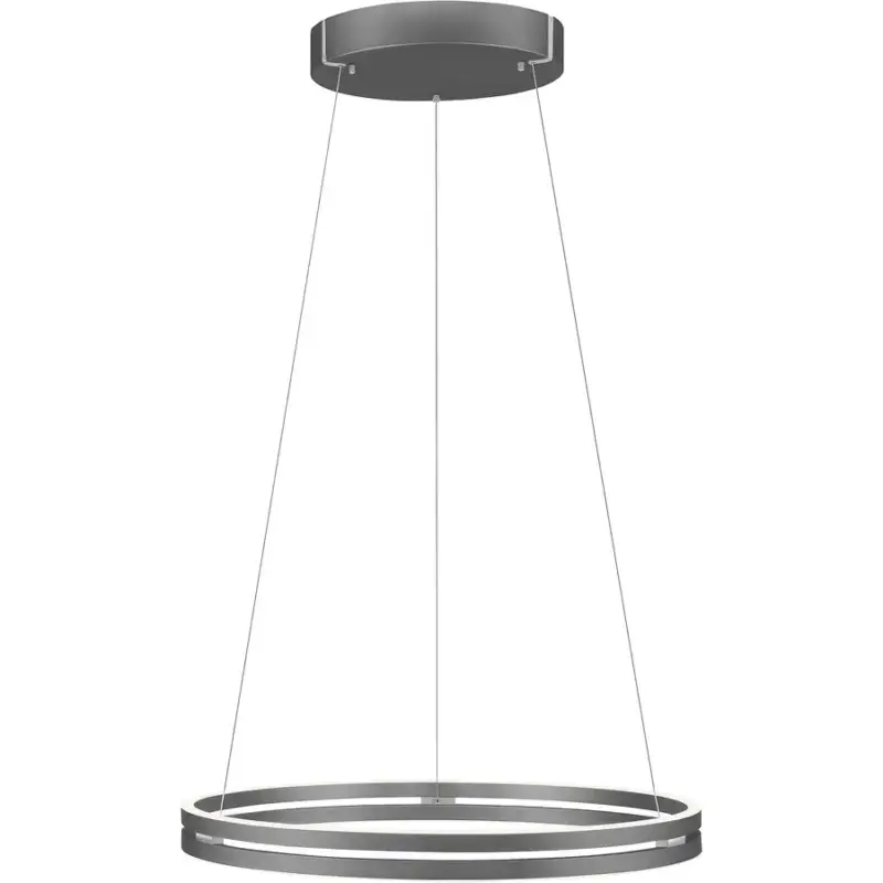Lumimart | Suspension Pure Gris Aluminium/Fer 70.1 cm 350 cm Petit Prix