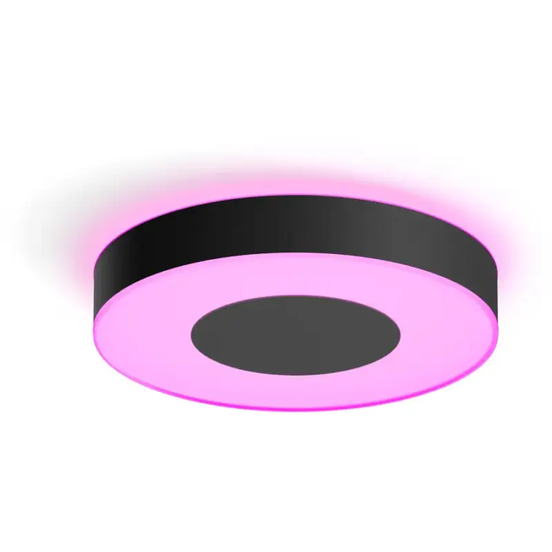 Lumimart | Plafonnier Philips Hue Infuse L, plastique/métal, noir, Ø 42,5 cm Vente Directe