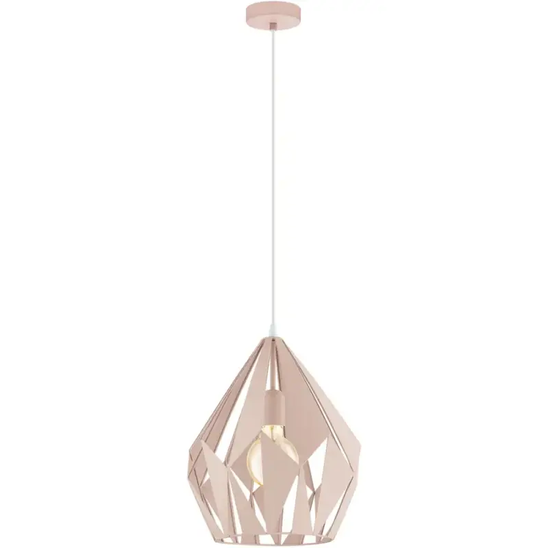 Offre Du Jour Lumimart | Suspension Carlton-P Orange Acier 31 cm 150 cm