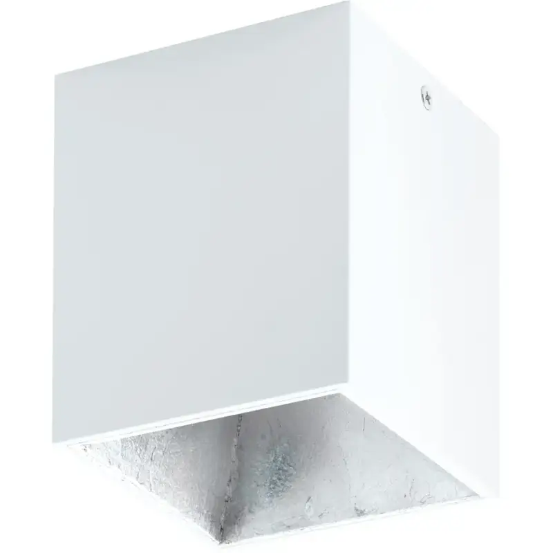Lumimart | Lampe de plafond Polasso Argent/Blanc Aluminium/Plastique 10 cm 12 cm Remise